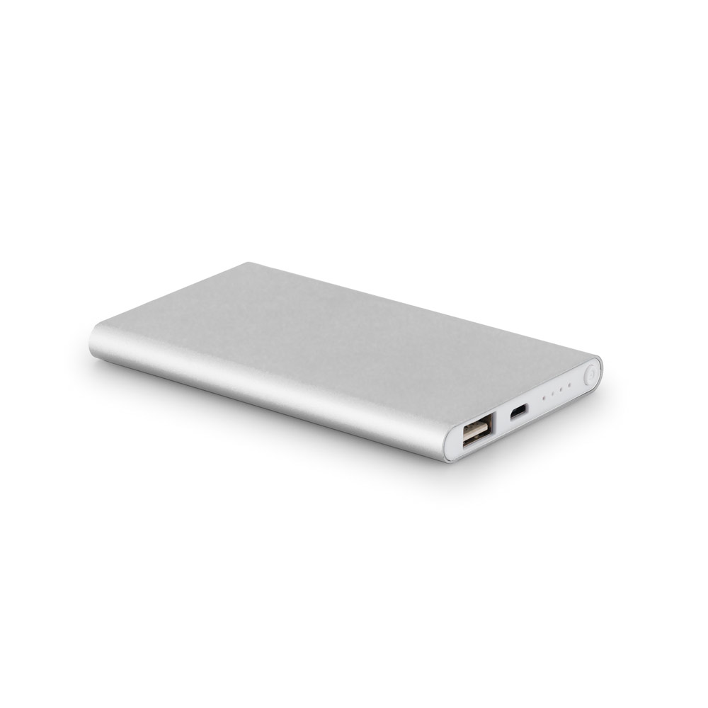 MARCET. Powerbanka slim 4 000 mAh z recyklovan�ho hlin�ku (100  rAL) a